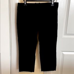 Limited black crop pants with exact stretch size 6